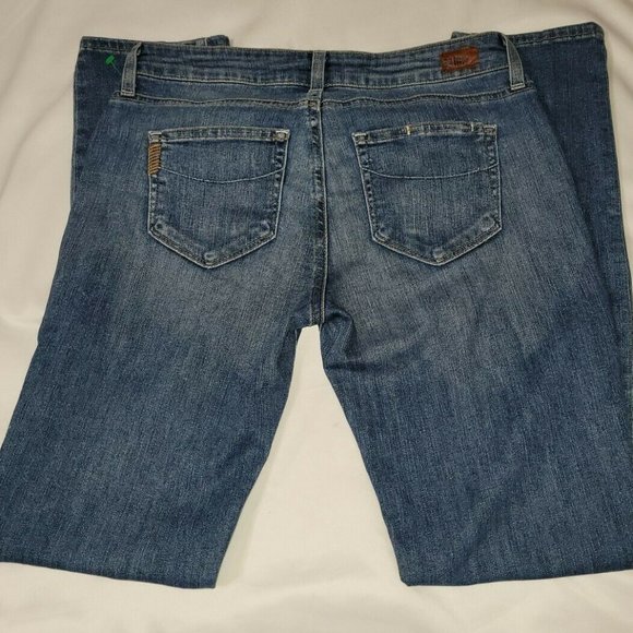 Paige Jimmy Jimmy Skinny In Tiger Lily Jeans Woman - Picture 9 of 9